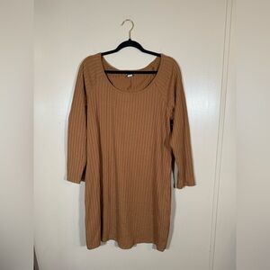 NWOT Old Navy Ribbed Knit Granola Dress size 2X